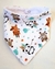 Babero Bandana Pique de algodón "Animalitos"