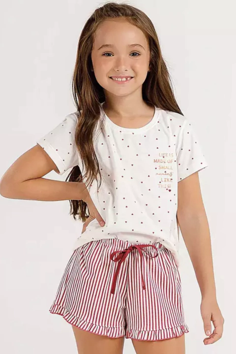 Short doll Infanto-Juvenil Feminino Luz - comprar online