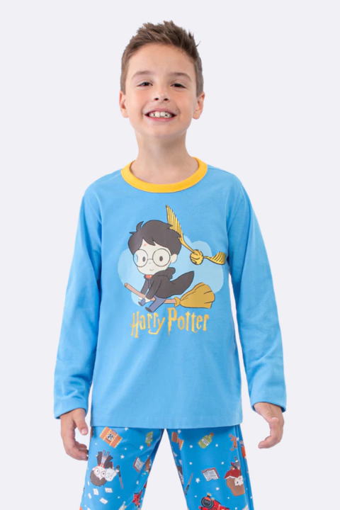 Pijama de Frio Infanto-Juvenil Masculino Harry Potter - comprar online