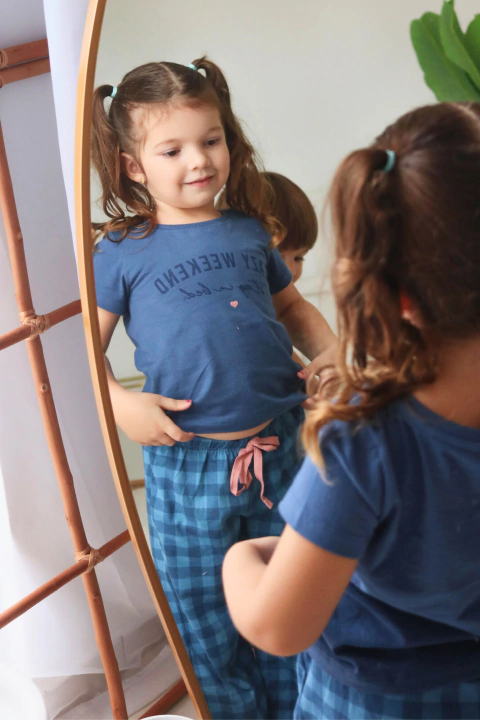 Pijama Infanto-Juvenil Feminino Pausa - comprar online
