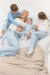 Pijama Bebê Xadrez Família Laços - loja online