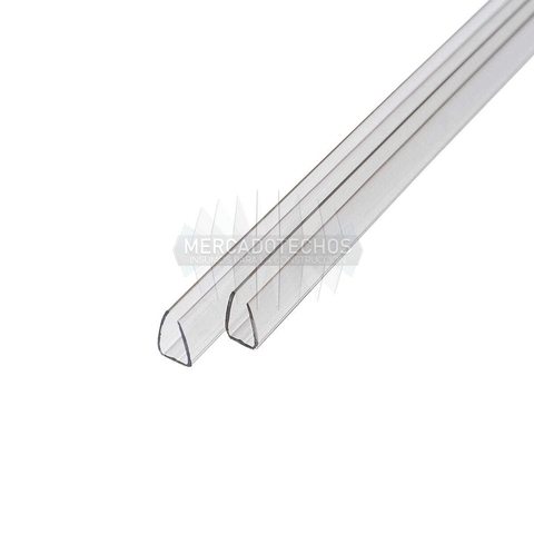 Perfil Policarbonato "U" de 4-6 MM - comprar online