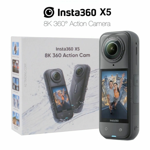 Cámara Insta360 X5 360° 8K 30fps - comprar online