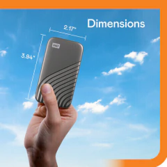 Disco externo Western Digital - My Passport SSD USB 3.2 Gen 2 - Dica