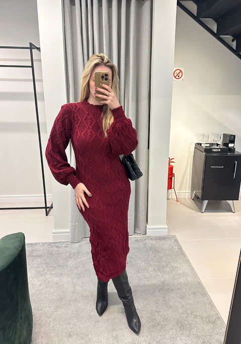 Vestido Gabriela - Marsala