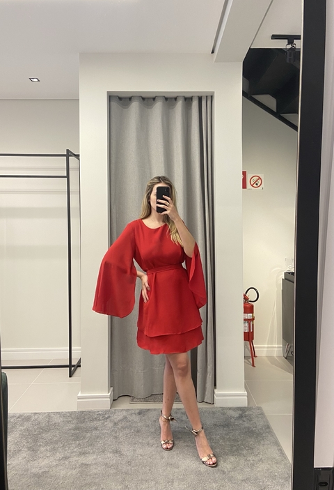 Vestido Malu - Vermelho