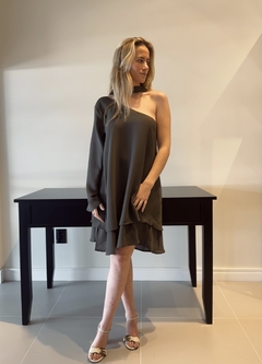 Vestido Emília - Verde Militar na internet