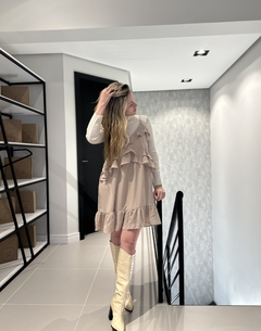 Vestido Cecília - Bege - comprar online