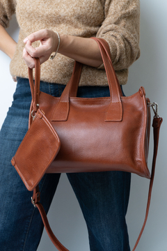 Cartera Joaquina - cuero vacuno curtido vegetal - comprar online