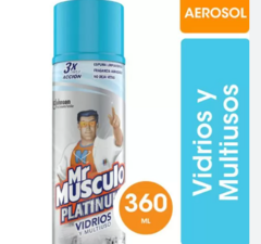 Limpia Vidrios Mr Musculo Platinum Aero 360cc - comprar online