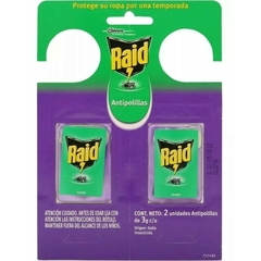 Raid Antipolillas Percha x 2u. - comprar online