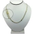 CUBANO DOBLE Collar de Plata y Oro - La Cadenera Joyas
