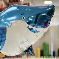TIBURÓN Globo Metalizado 65x96 cm. - Bajo el mar