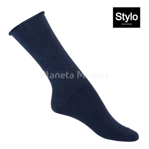 Stylo - Pack x 3 - Media de dama de Hilo de Algodon s/puño Art. 1417