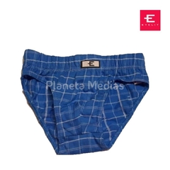Eyelit - Pack x 3 - Slip Niño Rayado c/toalla - Art. 354 - Planeta Medias