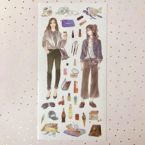 Adesivo Fashion Girls (3 cartelas)
