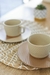 SET DE TAZA Y PLATO BLANCO Y VISON PANAL 200 ML - comprar online