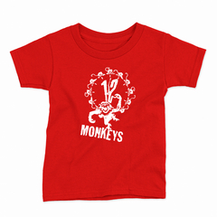 Remera Infantil Manga Corta 12 MONOS - Wildshirts