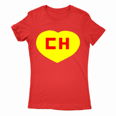 Remera Mujer Manga Corta CHAPUIN COLORADO 01