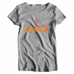 Remera Mujer Manga Corta DEF LEPPARD 01 en internet