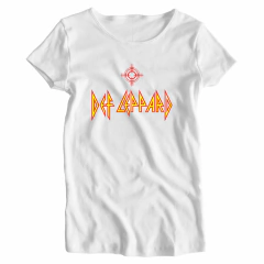 Remera Mujer Manga Corta DEF LEPPARD 01 - comprar online