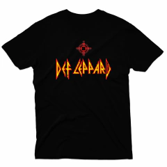 Remera Unisex Manga Corta DEF LEPPARD 01