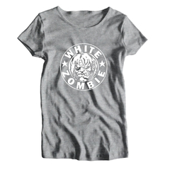 Remera Mujer Manga Corta WHITE ZOMBIE 01 en internet