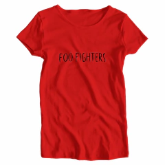 Remera Mujer Manga Corta FOO FIGHTERS 01 en internet