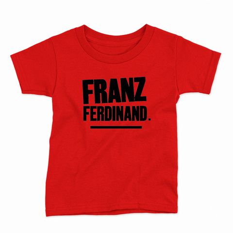 Remera Infantil Manga Corta FRANZ FERDINAND 01