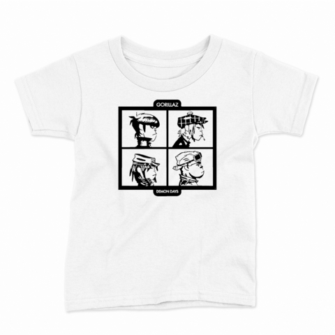 Remera Infantil Manga Corta GORILLAZ 02