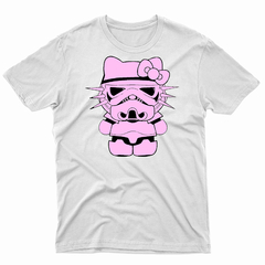 Remera Unisex Manga Corta HELLO KITTY STAR WARS 02