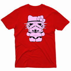 Remera Unisex Manga Corta HELLO KITTY STAR WARS 02 en internet