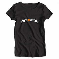 Remera Mujer Manga Corta HELLOWEEN 01