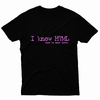 Remera Unisex Manga Corta I KNOW HTML 01