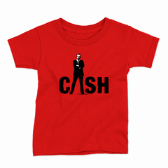 Remera Infantil Manga Corta JOHNNY CASH 01 en internet
