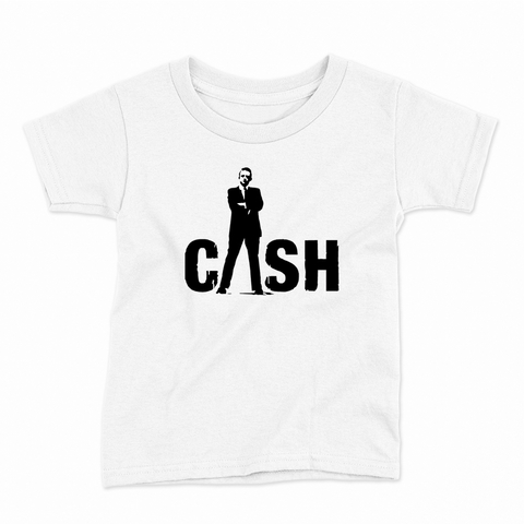Remera Infantil Manga Corta JOHNNY CASH 01