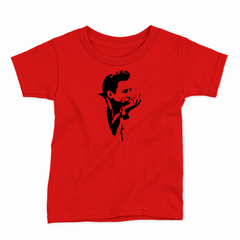 Remera Infantil Manga Corta JOHNNY CASH 04 en internet