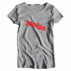 Remera Mujer Manga Corta JUDAS PRIEST 01 en internet