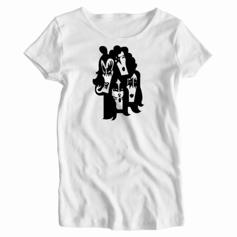 Remera Mujer Manga Corta KISS 02