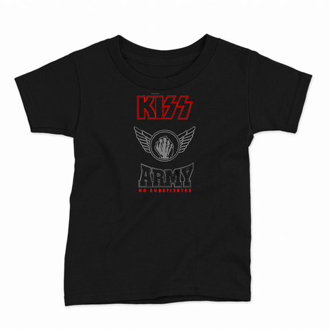 Remera Infantil Manga Corta KISS 08