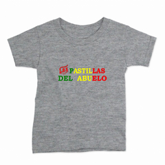 Remera Infantil Manga Corta LAS PASTILLAS DEL ABUELO 06 en internet