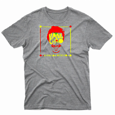 Remera Unisex Manga Corta MANU CHAO 01