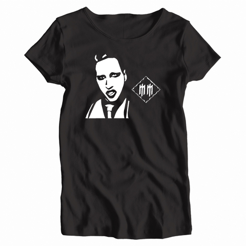 Remera Mujer Manga Corta MARILYN MANSON 05