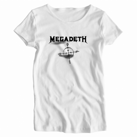Remera Mujer Manga Corta MEGADETH 01