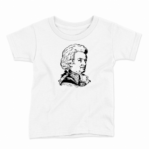 Remera Infantil Manga Corta MOZART 01