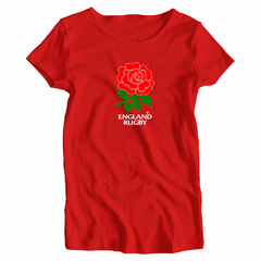 Remera Mujer Manga Corta ENGLAND RUGBY 01 en internet