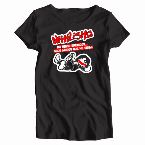 Remera Mujer Manga Corta NIHILISMO 01