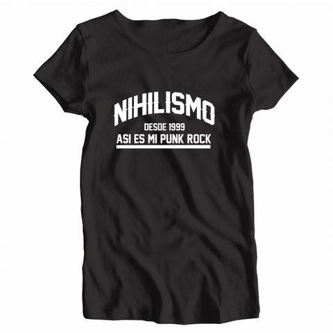 Remera Mujer Manga Corta NIHILISMO 02