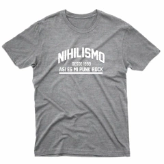 Remera Unisex Manga Corta NIHILISMO 02 en internet