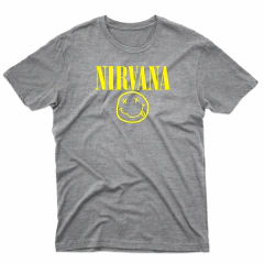 Remera Unisex Manga Corta Nirvana 01 en internet